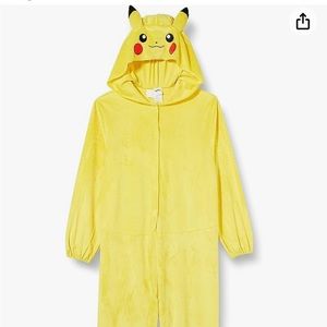 Pikachu WOWcosplay adult onesie hooded costume / pajama